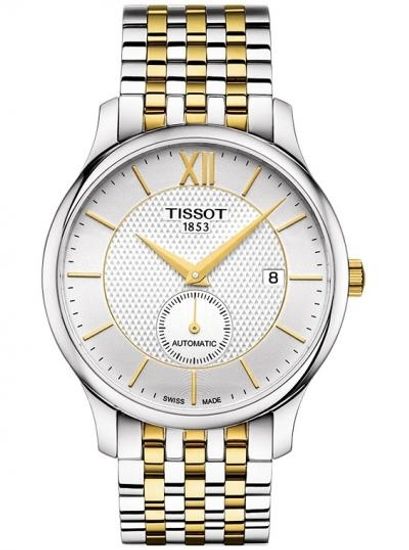 Мужские швейцарские часы Tissot Tradition Automatic Small Second T063.428.22.038.00