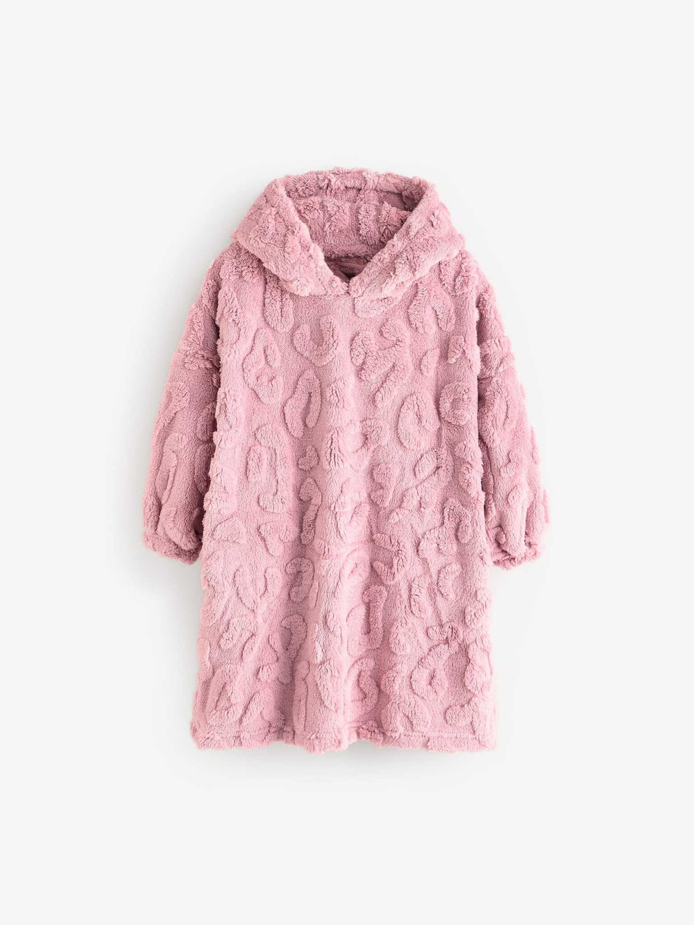 Толстовка флисовая удлиненная для девочки Next 973-856, Розовый