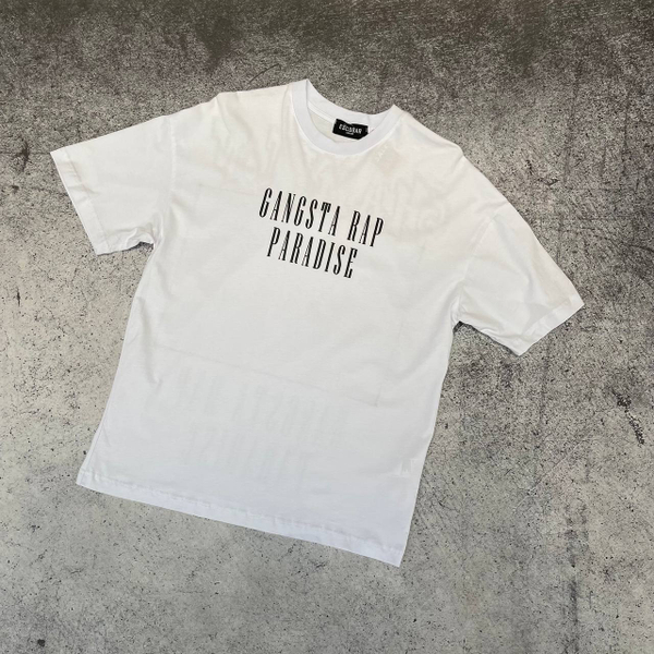 Футболка Escobar Shampton Gansta Rap Paradise white
