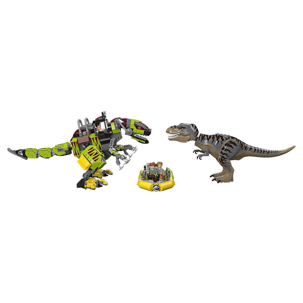 LEGO Jurassic World: Бой тираннозавра и робота-динозавра 75938 — T. rex vs Dino-Mech Battle — Лего Мир Юрского периода