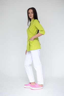 Блуза женская м288 Toray стретч лайм0933