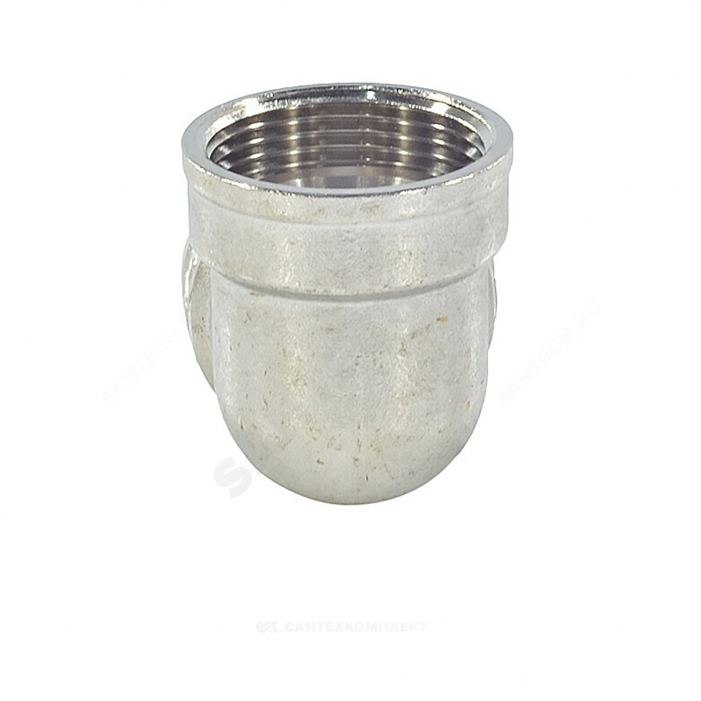 Угольник латунь никель Ду 40 (1 1/2") ВР/ВР SantechSystems