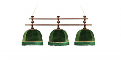 Лампа Аристократ-Люкс 3 плафона - ясень