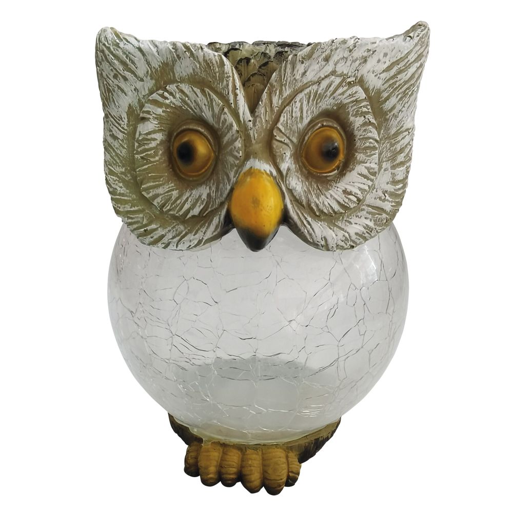 USL-S-813-GT160 OWL Садовый светильник на солнечной батарее Сова. 1 светодиод. Белый свет. 1xАА Ni-Mh аккумулятор в-к. IP44. TM Uniel