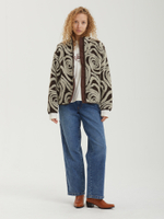 Женская Куртка Swirls Jacquard Zip