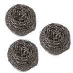 Губки металлические, спиральные, 3 шт., для посуды, гриля LAIMA, 603102