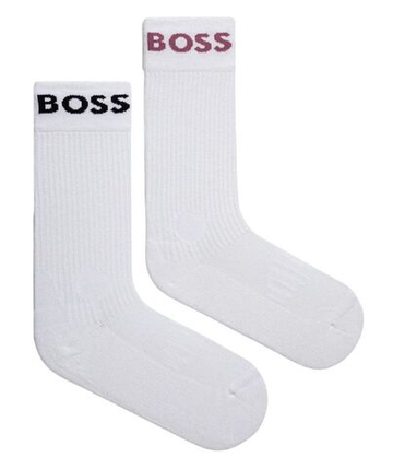 Теннисные носки BOSS x Matteo Berrettini Quarter-Length In Stretch Fabric - natural