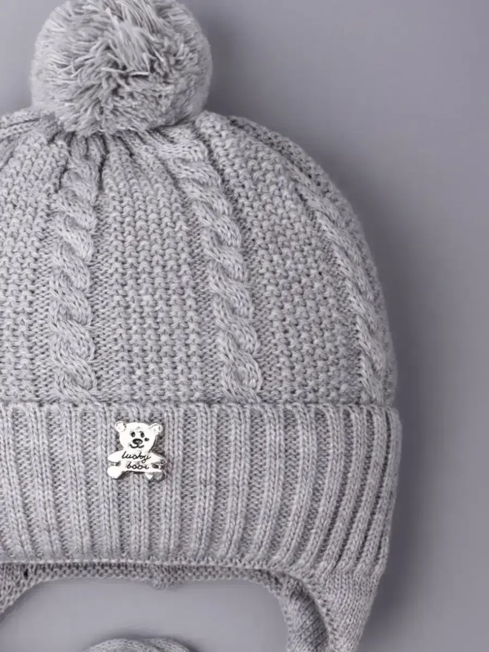 Шапка вязаная демисезонная для детей