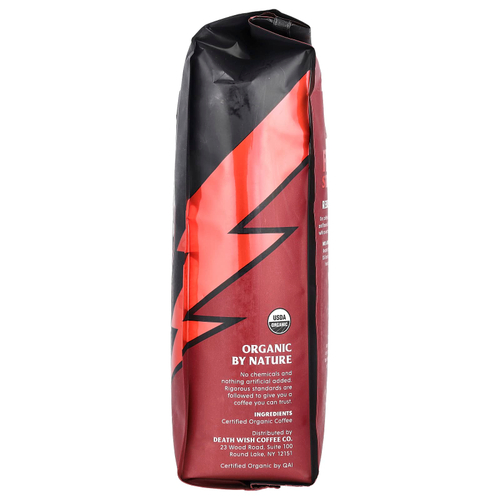 Death Wish Coffee, Молотый, темная обжарка, 454 г (16 унций)