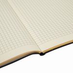 Тетрадь А5 (168х208 мм), 80 л., сшивка, клетка, под кожу, бумага 70 г/м2, BRAUBERG VISTA, "Marble", 403926