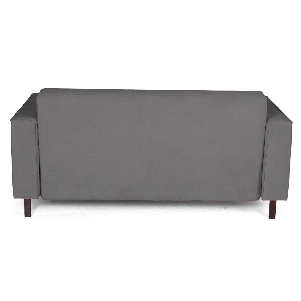 Club диван-кровать прямой, велюр Frost Smoke