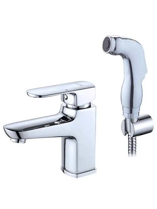 Смеситель для умывальника LEDEME с гигиен. лейкой L1254