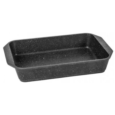 Форма для выпечки алюминий, 27х36х5 см, 3.4 л, антиприг, прямоуг, чер, Мечта, Гранит, 94701