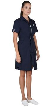 Халат женский "Сириус-Виктория" (т.синий)