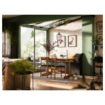 Стол обеденный - IKEA NACKANÄS/NACKANAS, 140х76х75 см, коричневый, ИКЕА