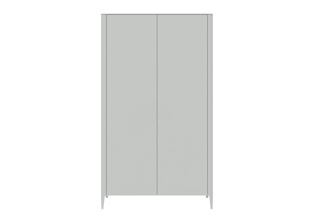 Шкаф Type 2-х створчатый высокий (светло-серый)