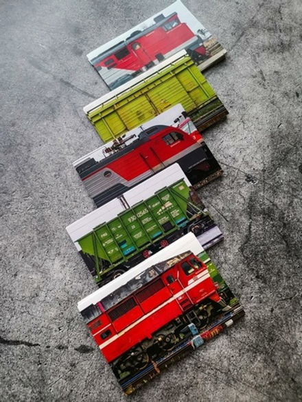 Стикеры BOMMAN TAG 100шт Поезда