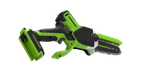 Цепная мини пила аккумуляторная Greenworks GD24CS15, 24V, 15см, бесщеточная, с автоматической смазкой цепи, c АКБ 4Ач и ЗУ ( 2010107UB) в сумке