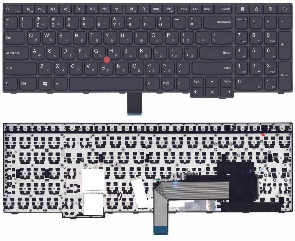 Клавиатура для ноутбука Lenovo Thinkpad Edge E550 E550C E555 E560 E565 черная