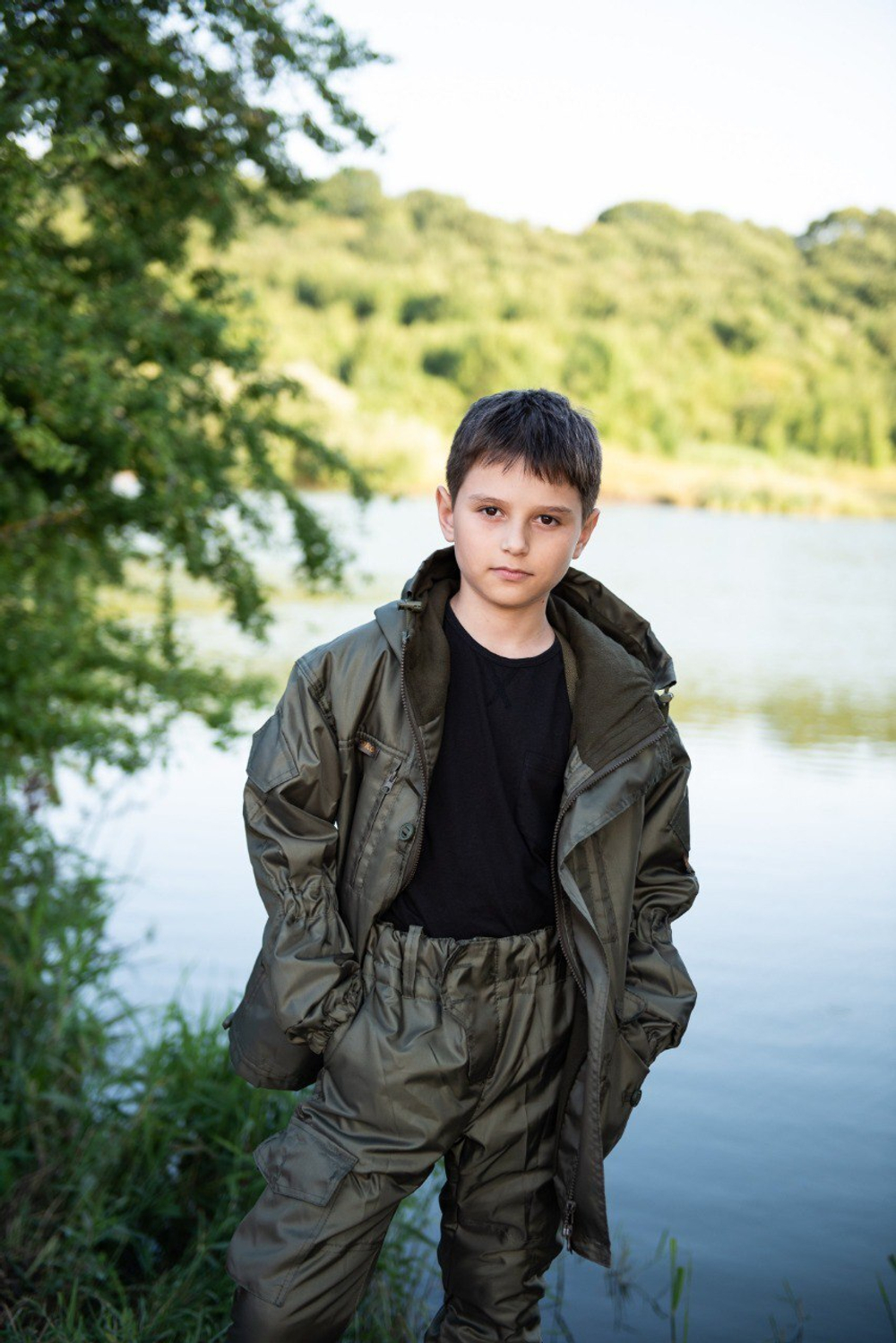 Костюм детский Горка 6 деми / олива