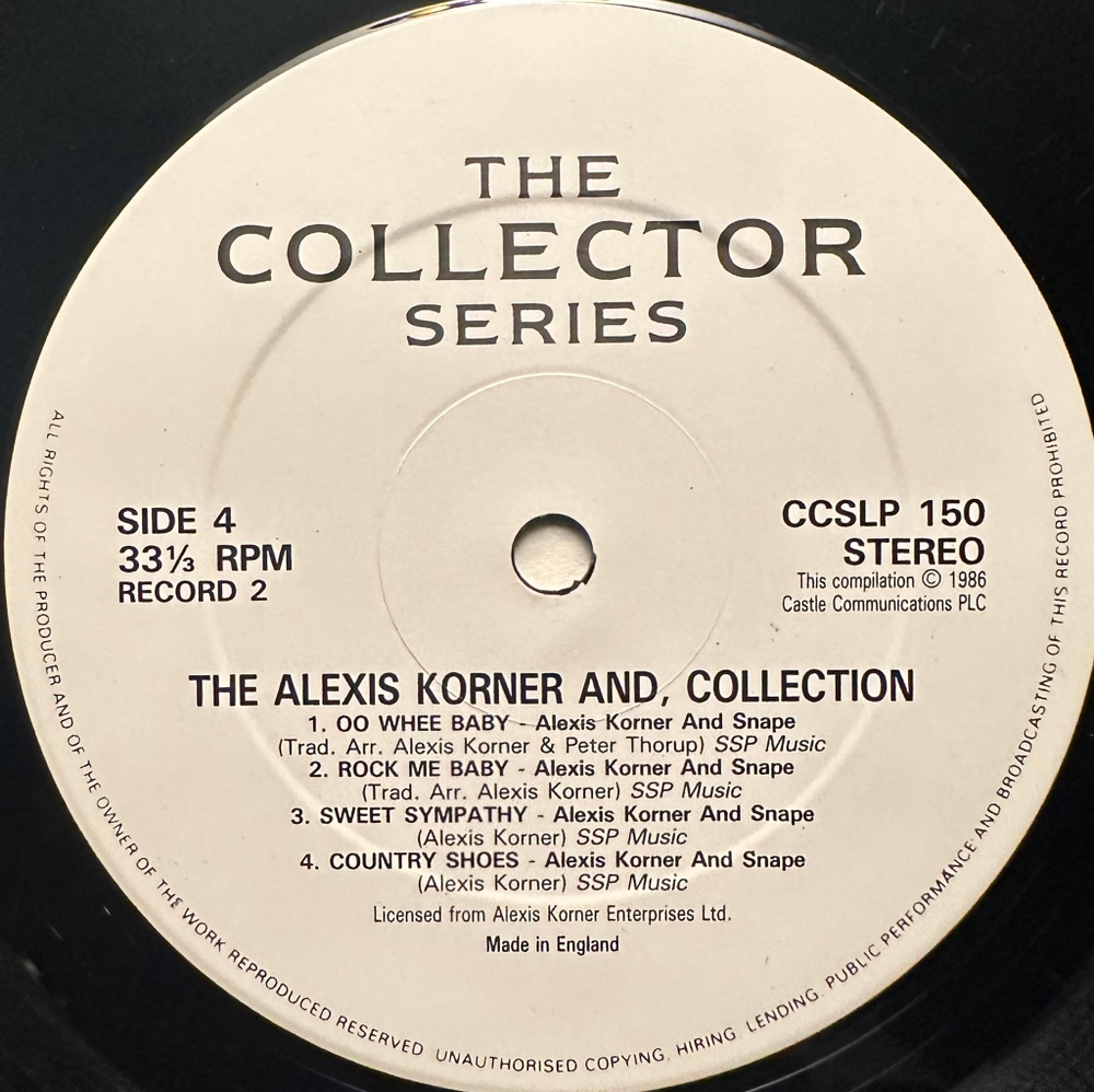 Alexis Korner - Alexis Korner And... 1961 - 1972 2LP (Англия 1986г.)