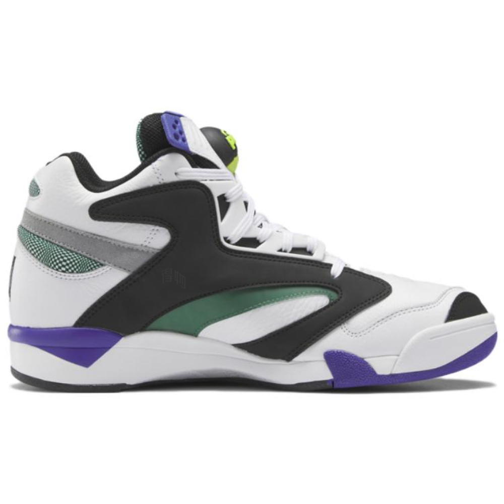 Reebok SHAQ Victory Pump Винтажные Баскетбольные Кроссовки Унисекс Белый Черный Зеленый
