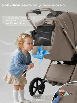Sweet Baby Прогулочная коляска SBL Elegante D Beige Neo