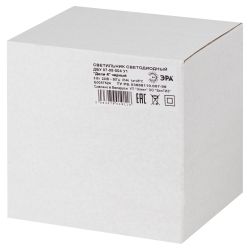 Садово-парковый светильник ЭРА ДБУ 07-8-004 Дели 4 черный 4 гранный настенный IP44 светодиодный 8Вт 6500K | Садово-парковые светильники