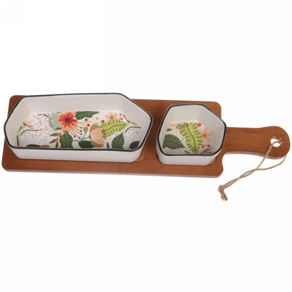 Соусники в наборе 2шт 28см «Цветочная феерия»