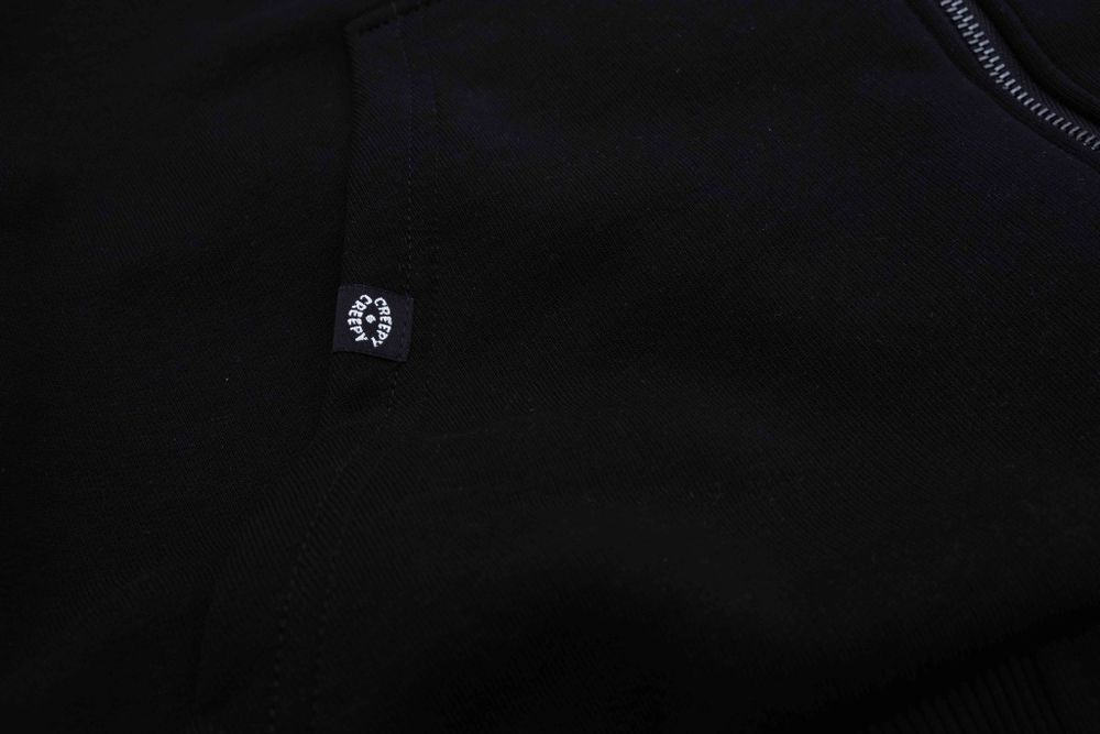 Худи Creepy Clothing Zip Рыцарь черное