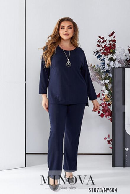 Костюм 604-синий Minova Фото 2