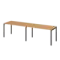 Бенч линейный на 2 рабочих места АМБЛ-004  3200x730x760 Арго-М