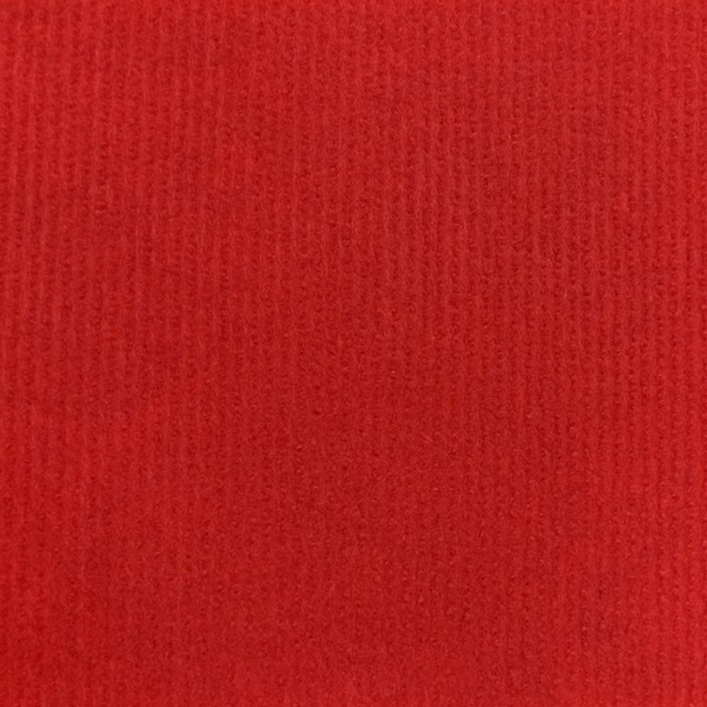 Выставочный ковролин Экспокорд красный, ширина 2м, рулон 100 кв.м