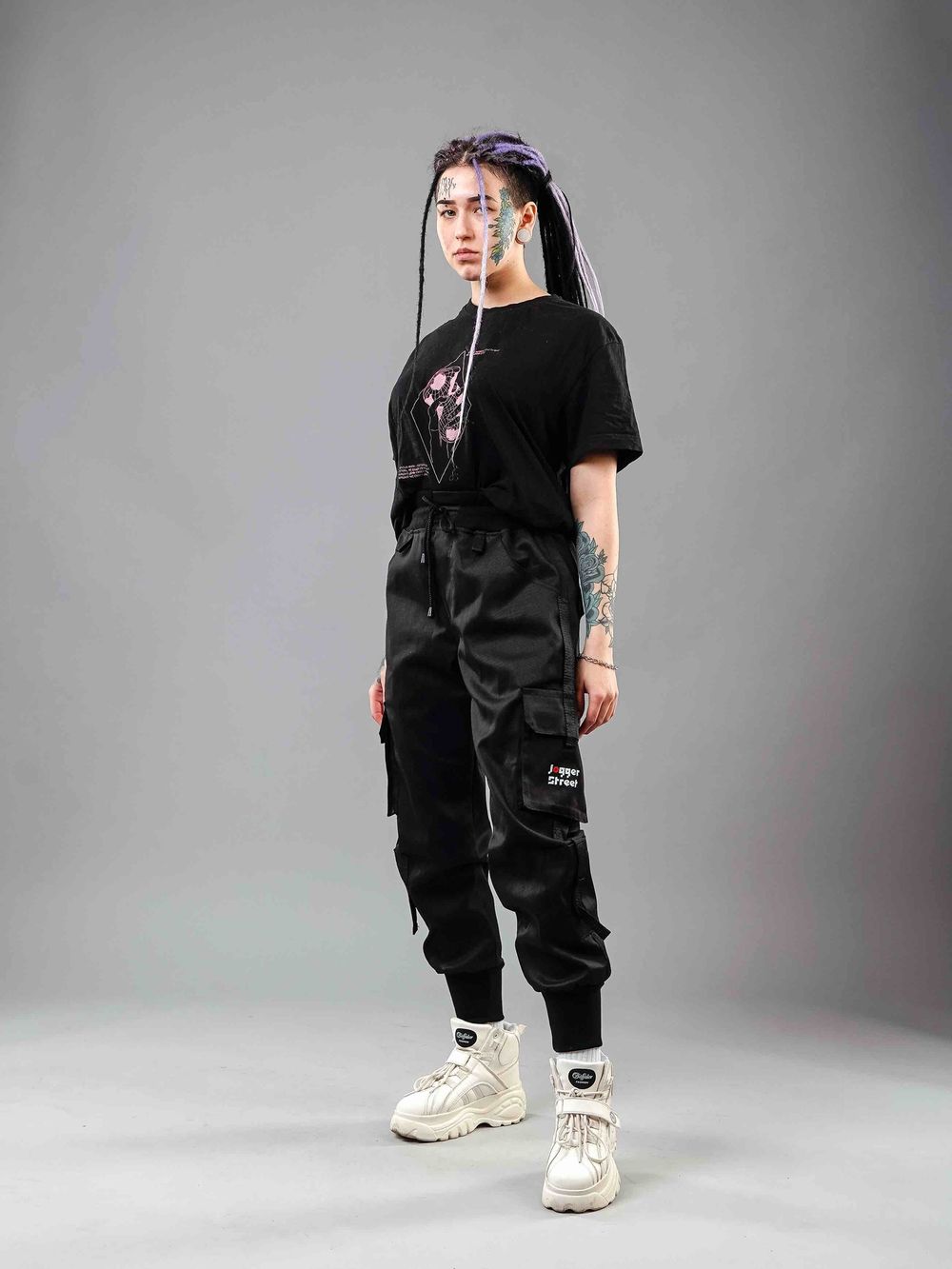 Джоггеры Jogger Street Black Jam Black Pocket