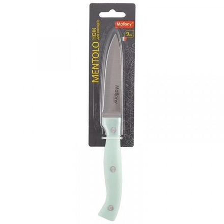 Mallony Нож с пластиковой рукояткой MENTOLO для овощей 9см