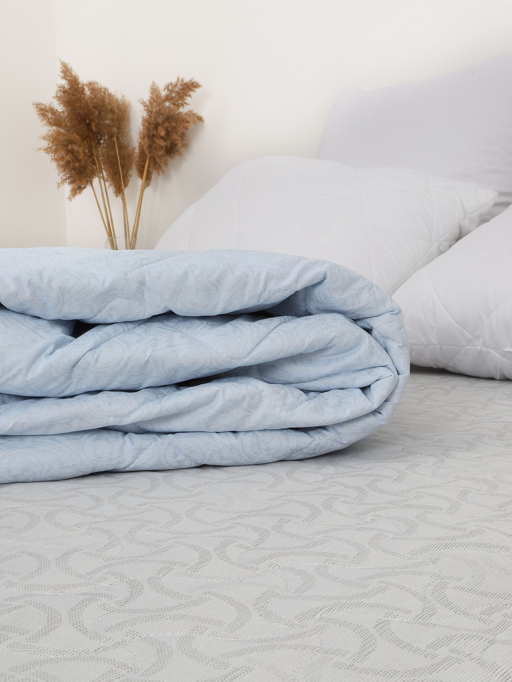 Одеяло бамбук 2 спальное / всесезонное 2-спальное / бамбуковое одеяло для сна для дома, для дачи, подарок