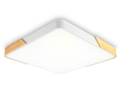 FZ1312 WH/LW белый/светлое дерево 36W 5000K 400*400*50 (без ПДУ)