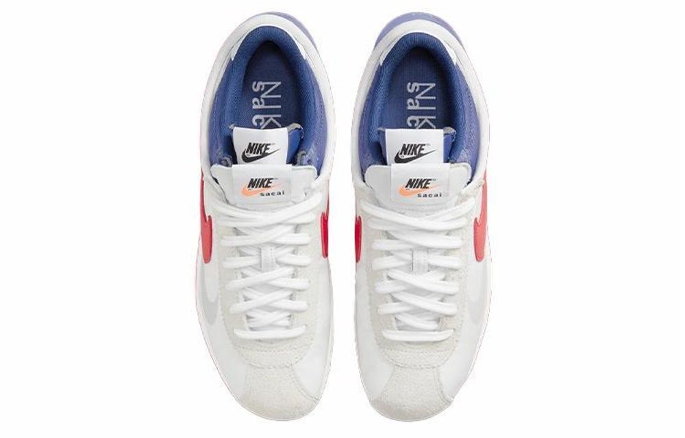 Кроссовки Sacai X Nike Cortez Sp "White And University Red"