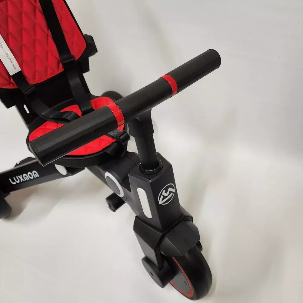 Трехколесный велосипед Luxmom 368 3 колесный складной (красный)