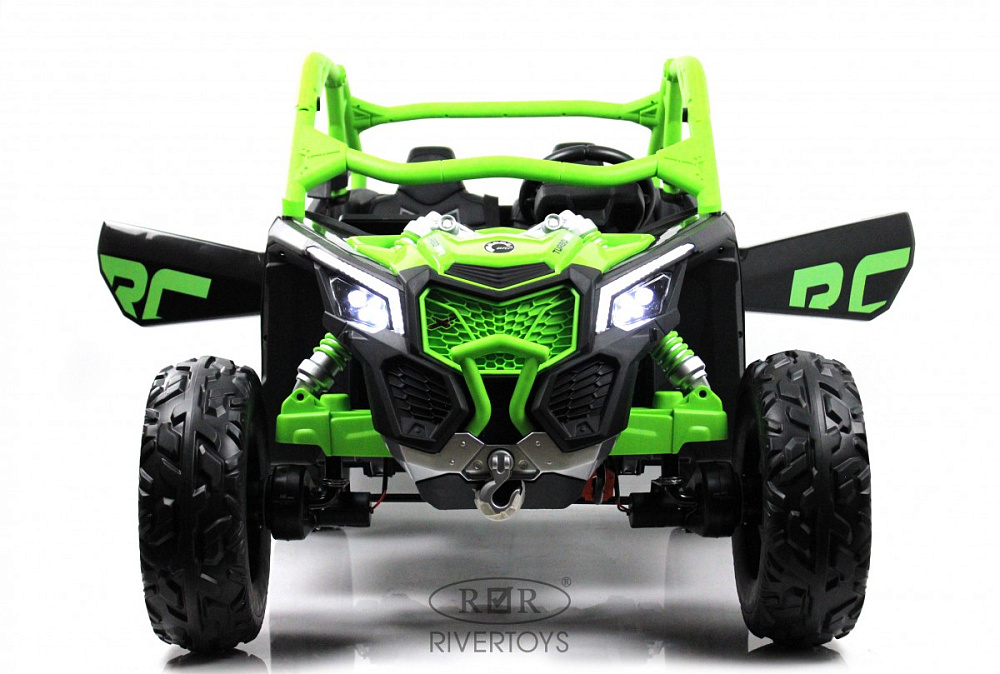 Детский электромобиль RiverToys BRP Can-Am Maverick Y111YY зеленый