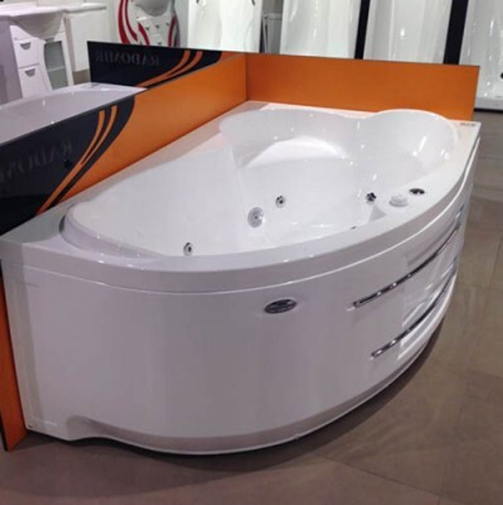 Акриловая ванна Radomir Vanessa (Радомир Ванесса) Ирма 149х96 R, с каркасом