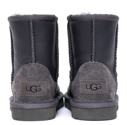 UGG Kids Classic Short Metallic Grey