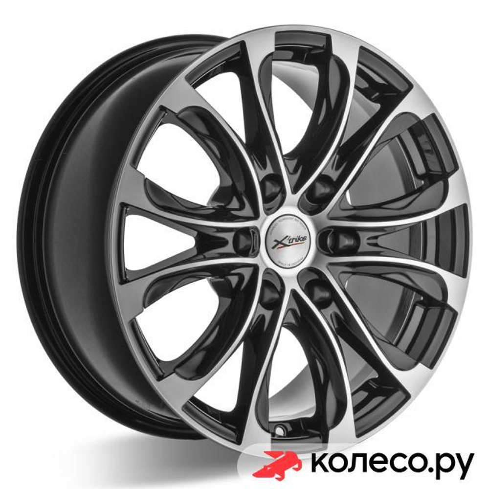 X-134 8x18/6*114.3 D66.1 ET30 BK/FP