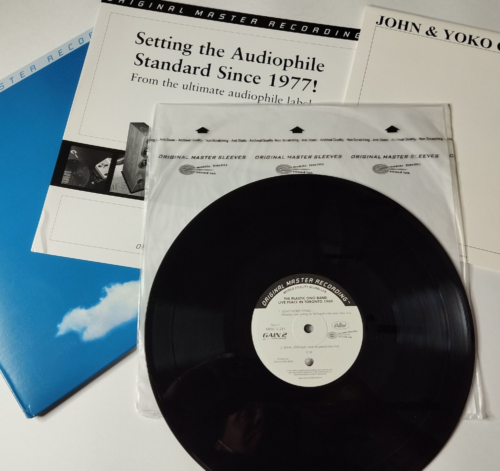 Винтажная виниловая пластинка LP The Plastic Ono Band Live Peace In Toronto 1969 (USA 2006) OMR