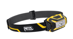 Фонарь светодиодный налобный Petzl Aria 1R, черно-желтый, 450 лм, аккумулятор