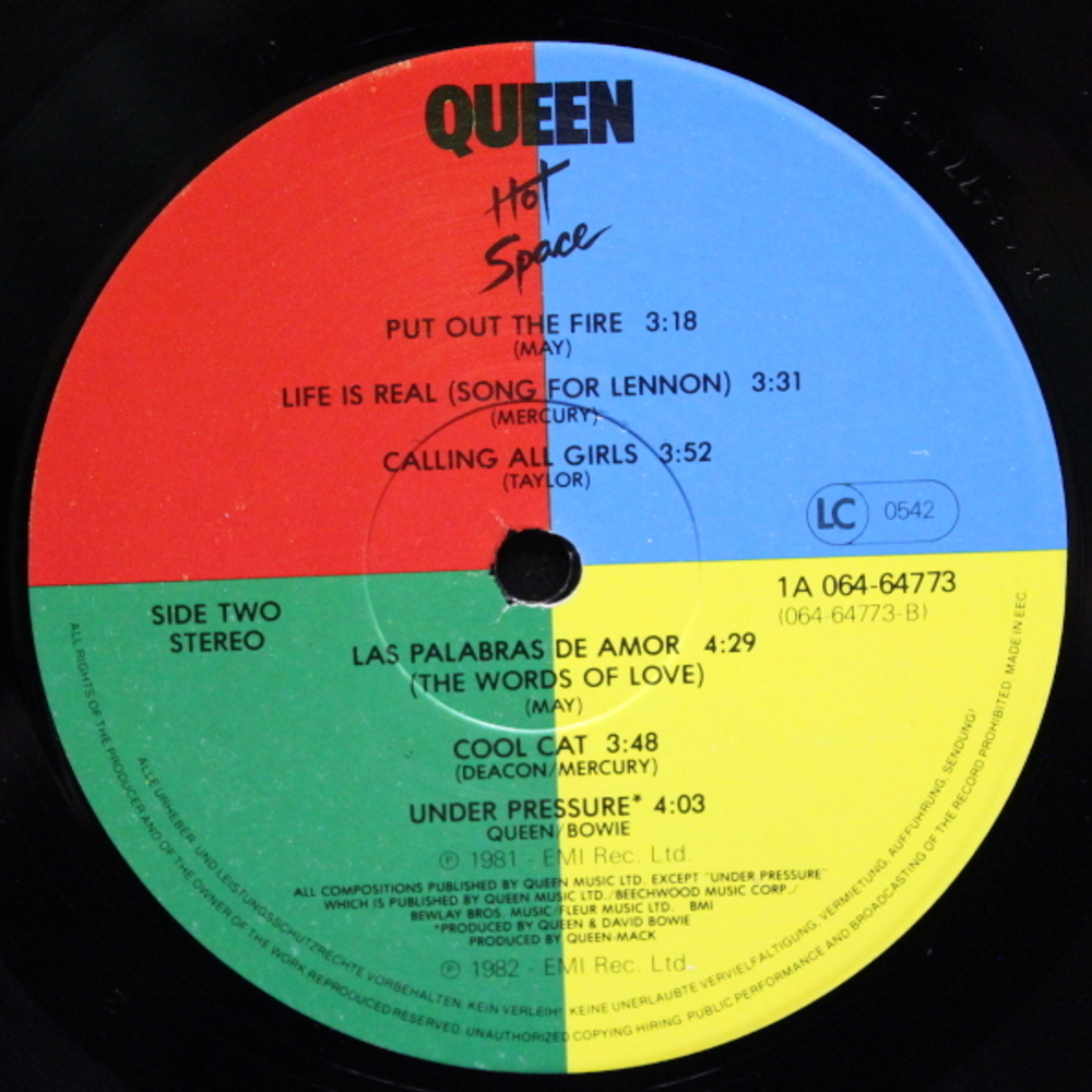 Queen / Hot Space (LP)