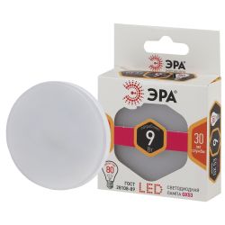 Лампочка светодиодная ЭРА STD LED GX-9W-827-GX53 GX53 9Вт таблетка теплый белый свет