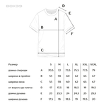 Футболка свободного кроя, черный, размер XXL