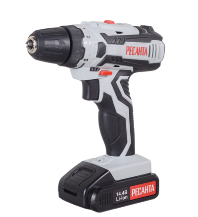 Дрель-шуруповерт аккумуляторная Ресанта ДА-14-2ЛК
