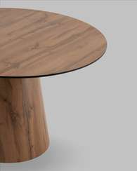 Стол круглый Стивенсон D120 столешница HPL дуб вотан